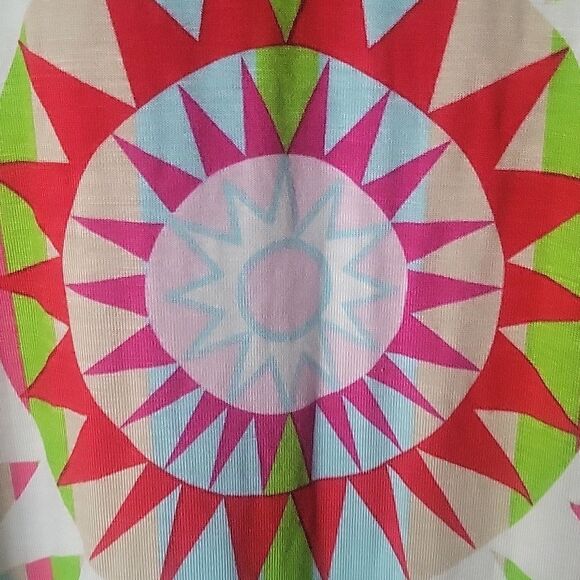 NEW Mara Hoffman Bodycon Maxi Dress Long Stripe Back Column Shakti Print White - Picture 5 of 10